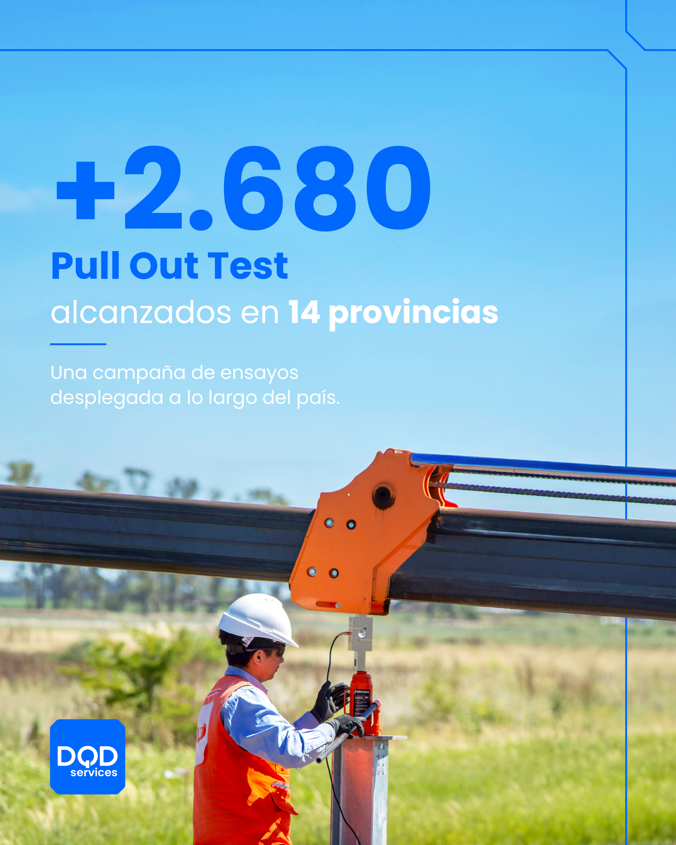 Completamos una campaña de más de 2.680 ensayos de Pull Out Test (POT) a lo… (carrusel)