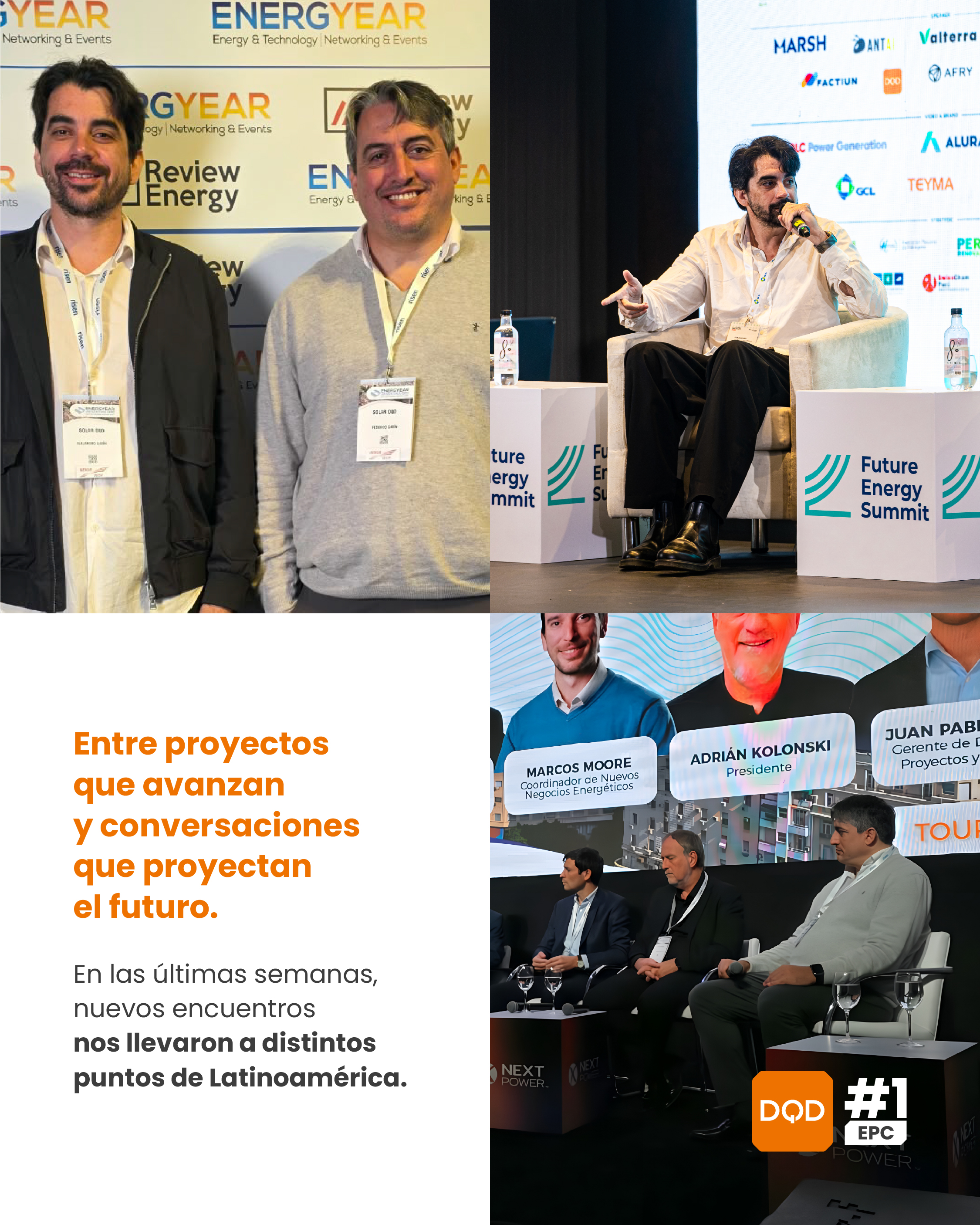 Entre el avance en terreno y la ejecución de nuestros proyectos, este mes también compartimos… (carrusel)